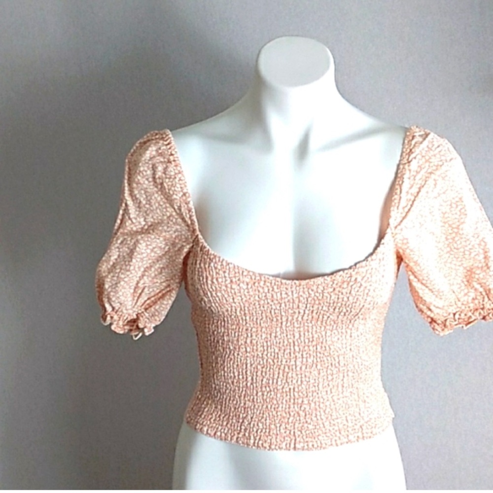 Abercrombie & fitch women smocked top NWT